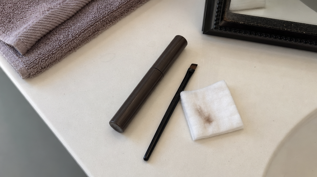 ekspresowa henna do brwi marki Delia Cosmetics, kolor 4.0 brązowy
